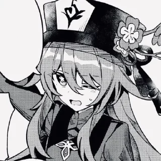 🤍 emoji хутаошка чб Telegram sticker 13 of 22