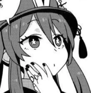 😯 emoji хутаошка чб Telegram sticker 22 of 22