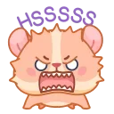 🤬 emoji chpic.su • @Premium_Stikers | Хомячок Коржик Telegram sticker 12 of 52