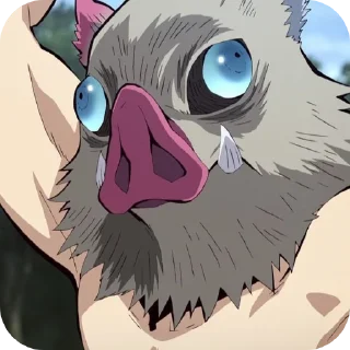 🐷 emoji Inosuke Hashibira ➩ @Earth928B Telegram sticker 12 of 45