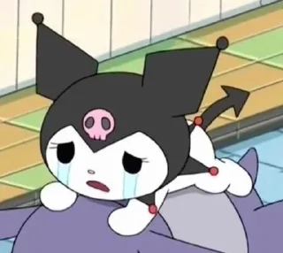 😭 emoji kuromi by @neko_blyat Telegram sticker 13 of 56