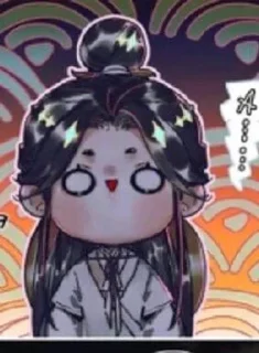 😦 emoji Xie Lian Telegram sticker 7 of 120