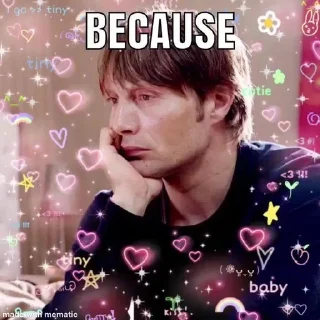 🌟 emoji Hannibal Mikkelsen Telegram sticker 5 of 24