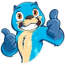 Sticker from Otter Mr. Otto