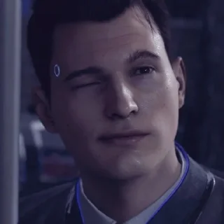 😉 emoji Detroit Become Human Telegram sticker 21 of 112
