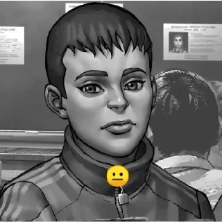 😐 emoji стикеры от мяуры Telegram sticker 11 of 15
