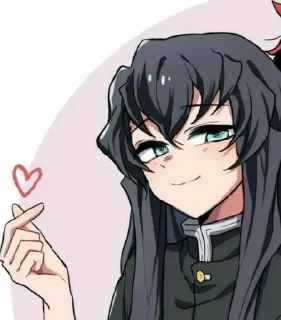 ❤️ emoji ᴍᴜɪᴄʜɪʀᴏ Telegram sticker 23 of 60