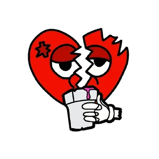 💔 emoji lean @leangames_bot Telegram sticker 8 of 11