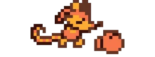 🌟 emoji Оранжевый @sticker_deltarune Telegram sticker 24 of 29