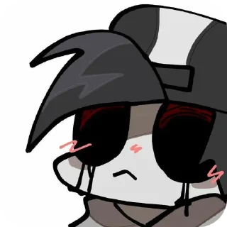 🐈‍⬛ emoji Ethan / Gold Lost Silver Telegram sticker 8 of 35