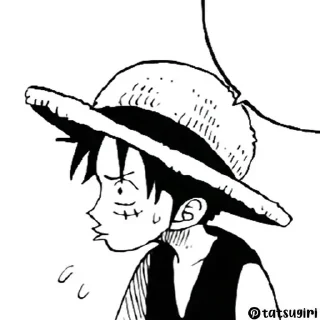 🌟 emoji ★ Luffy ! Telegram sticker 15 of 31