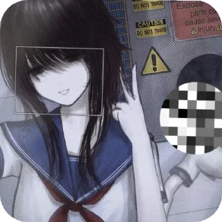 ❤ emoji Ayano Aishi Telegram sticker 11 of 20