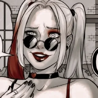 😎 emoji харли и джокер Telegram sticker 14 of 34