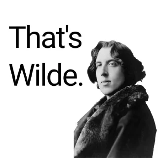 Sticker from Wilde!