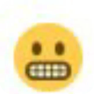 😬 emoji Смайлики Telegram sticker 23 of 46