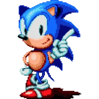 ☝️ emoji Sonic Mania pack by @sonic_the_hednehog Telegram sticker 17 of 90