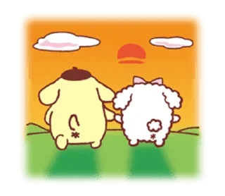🌇 emoji Purin and friends @kiwiys Telegram sticker 15 of 38