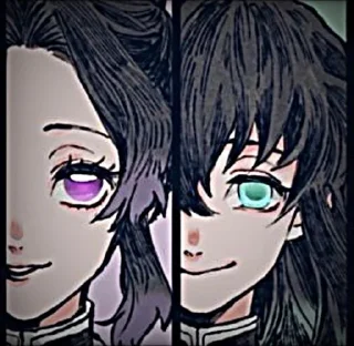 💜 emoji @Muichironiisan (Not a ship) Muichiro and Shinobu Telegram sticker 21 of 52