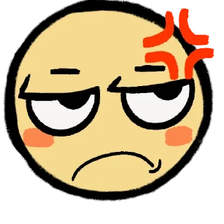 😠 emoji Emoji :) Telegram sticker 16 of 69