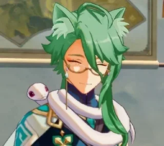 😸 emoji Бай Чжу и белый глист Telegram sticker 12 of 15