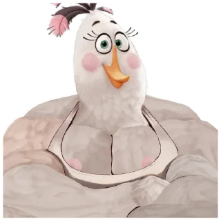 😏 emoji MGE Birds Telegram sticker 7 of 12