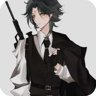 🔫 emoji Xiao Telegram sticker 12 of 35