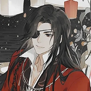 😌 emoji :: Hua Cheng ও Telegram sticker 6 of 18