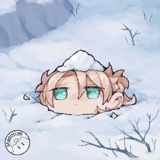 😞 emoji (Sucrose&Albedo) @brntbruh Telegram sticker 15 of 67
