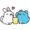 ❤️ emoji Capoo #2 @IMG2D Telegram sticker 9 of 30