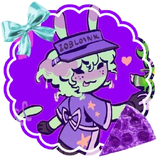 🍕 emoji Elliott alien @momOfArc Telegram sticker 17 of 60