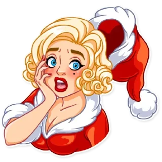 😃 emoji ☃️ НОВОГОДНИЙ ПАК от @pesni_novogodnie ☃️ Telegram sticker 22 of 49