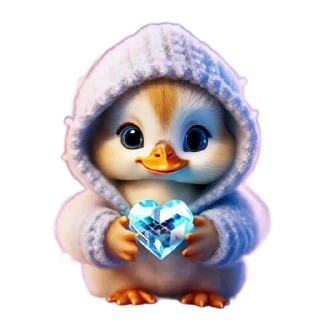 🐥 emoji Новогодний подарок от @cats_Crystal Telegram sticker 19 of 26