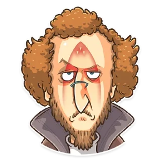 😞 emoji ☃️ НОВОГОДНИЙ ПАК от @pesni_novogodnie ☃️ Telegram sticker 7 of 49