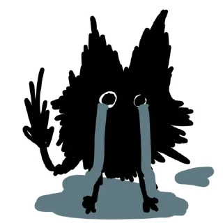 😭 emoji Тушканчик Telegram sticker 6 of 10