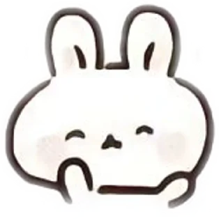 🐰 emoji зайчики🐰 // @forewt Telegram sticker 14 of 22