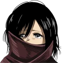 😢 emoji Attack on Titan :: @line_stickers Telegram sticker 7 of 40