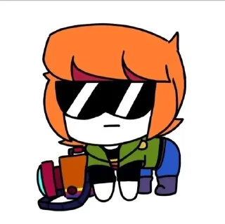 🌟 emoji 𝐁𝐮𝐬𝐭𝐞𝐫 𝐚𝐧𝐝 𝐅𝐚𝐧𝐠 𝐛𝐟𝐟 ✨ Telegram sticker 9 of 74