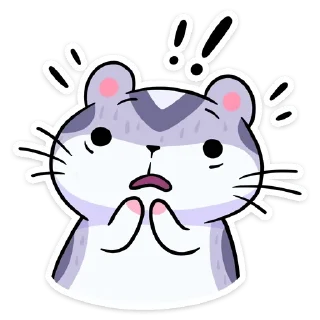 🌟 emoji Мох хомячок Telegram sticker 23 of 47