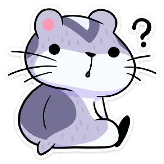 🌟 emoji Мох хомячок Telegram sticker 7 of 47