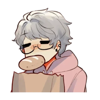 🍞 emoji Минами-кун @tg_sticks Telegram sticker 20 of 33