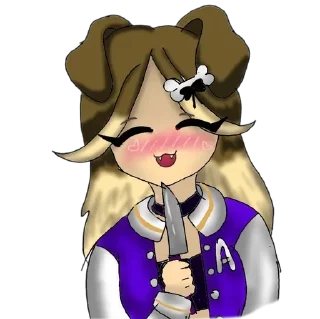 🔪 emoji Alice Inugami Telegram sticker 14 of 120