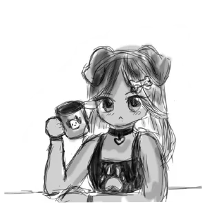 🍵 emoji Alice Inugami Telegram sticker 7 of 120