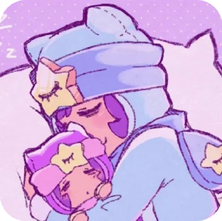 Sticker from ‹𝘚𝘈𝘕𝘋𝘠› ::from brawl stars:: b