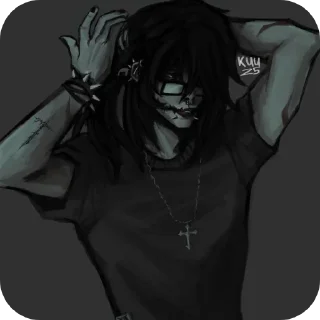 🍽 emoji 🔪 Crᴇᴇᴩyᴩᴀsᴛᴀ 🖤 Telegram sticker 10 of 120