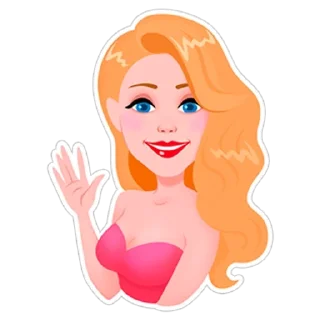 👋 emoji Тина Кароль Telegram sticker 18 of 18
