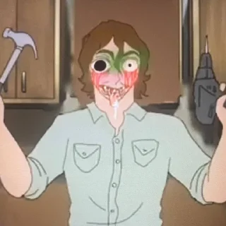 🌟 emoji Порень да психушке Telegram sticker 11 of 35