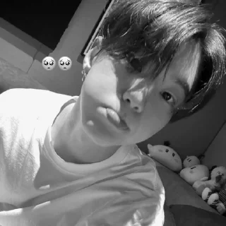 🐯 emoji bw hoshi @stckheavn Telegram sticker 8 of 15