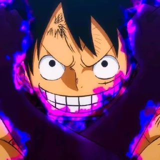Sticker from LUFFY @GIFSHIGETSUSTICK