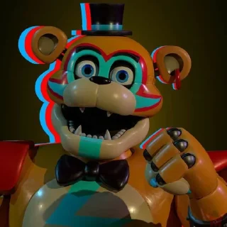 🎩 emoji 🎤Glamrock Freddy🎩 Telegram sticker 20 of 69