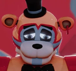 🎩 emoji 🎤Glamrock Freddy🎩 Telegram sticker 17 of 69